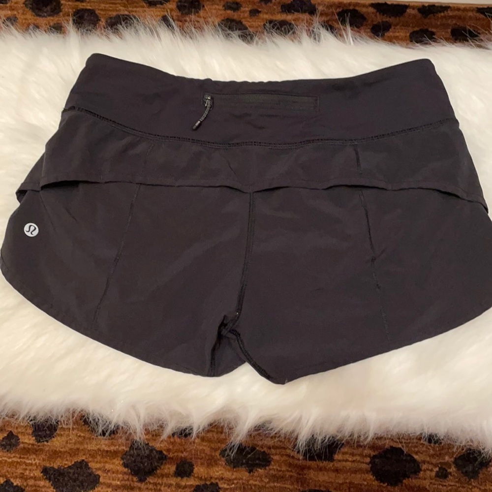 Lululemon Speed Up Shorts- black